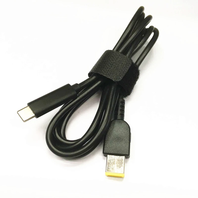 LUOLIANXIN USB-C to Slim Tip Power Cable Compatible with Lenovo tip laptops (USB-C Black) | Электроника