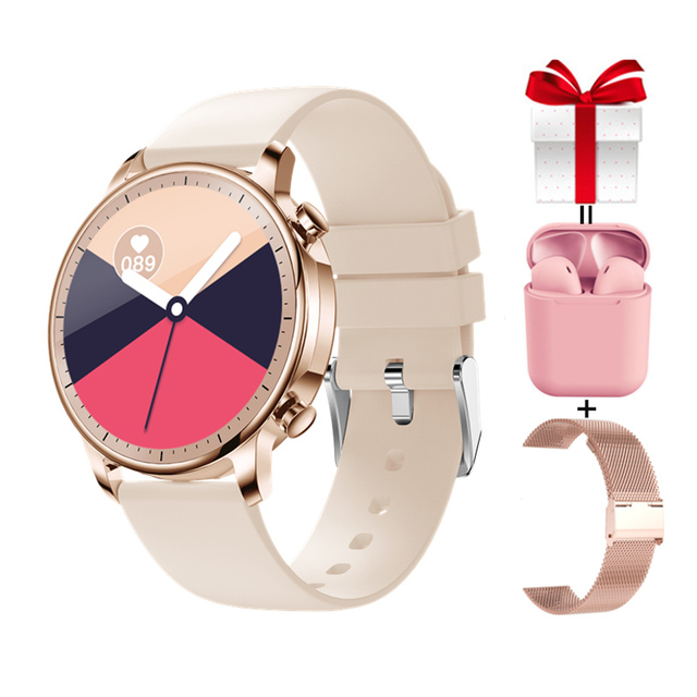 Smart Watches Full Touch Fitness Tracker Real-Time Heart Rate Monitor Blood Pressure Whatsapp Notification Smart Clock Men