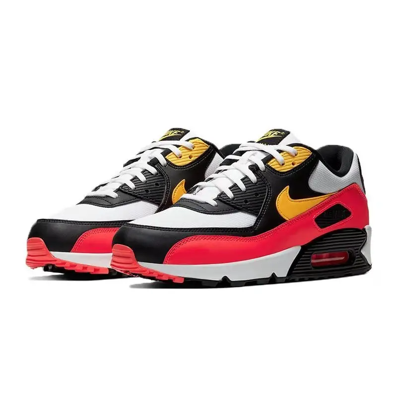 Оригинальные мужские кроссовки для бега от NIKE AIR MAX 90, новые цветные легкие Нескользящие модные Оригинальные кроссовки AJ1285