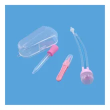 3 шт./компл. и ”с аппетитным ротиком аспирационных катетеров Тип всасывающая трубка флакон-капельница Тип устройство для введения лекарства нос пинцеты для чистки безопасности младенца