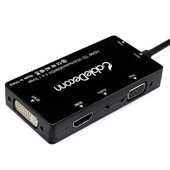 

White/ black Audio Cable Support simultaneous display Converter USB Cable