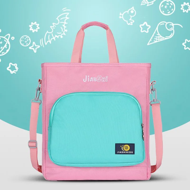 

Multilayer space Tutorial bag Large capacity tiered storage children bags Waterproof kids bags Contrast color school bags