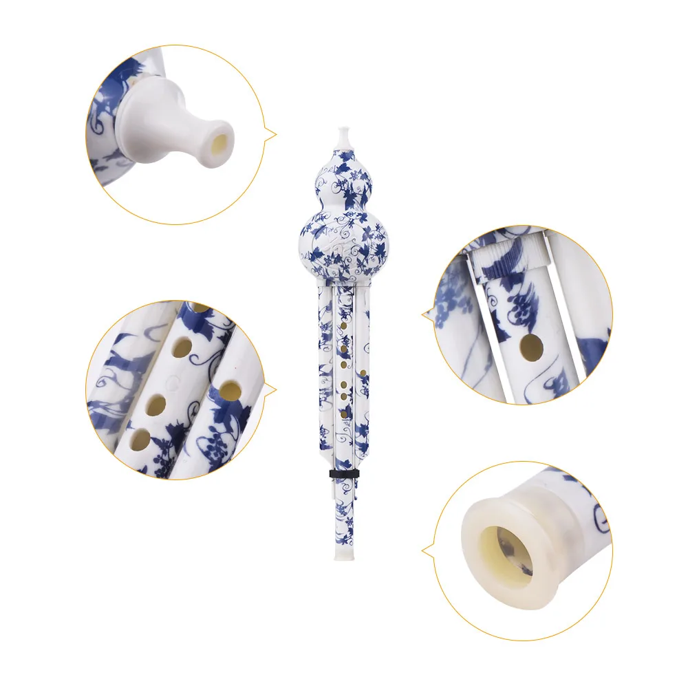 C Key Hulusi Cucurbit Flute Bottle Gourd Китайский традиционный инструмент с китайским узлом чехол