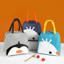 

Cute Cartoon Cooler Lunch Box Portable Insulated Oxford Textile Lunch Bag Thermal Food Picnic Lunch Bags For Women Kids