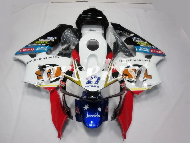 

4Gifts Injection mold New ABS Motorcycle Full Fairing Kit Fit For Honda CBR600RR 03 04 F5 2003 2004 Body set Black white Red