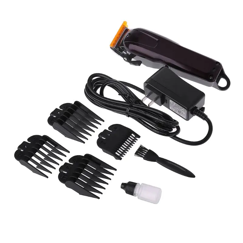 Kemei электрическая моющаяся машинка для стрижки волос перезаряжаемая профессиональная машинка для стрижки волос Бритва Беспроводная Регулируемая машинка для стрижки KM-2600
