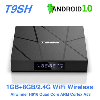 

2020 T95H Android 10.0 Smart TV Box 4Gb Ram 32Gb 64Gb Rom Allwinnner H616 2.4G Wifi 6K Hd Set Top Box Gift With Remote Control