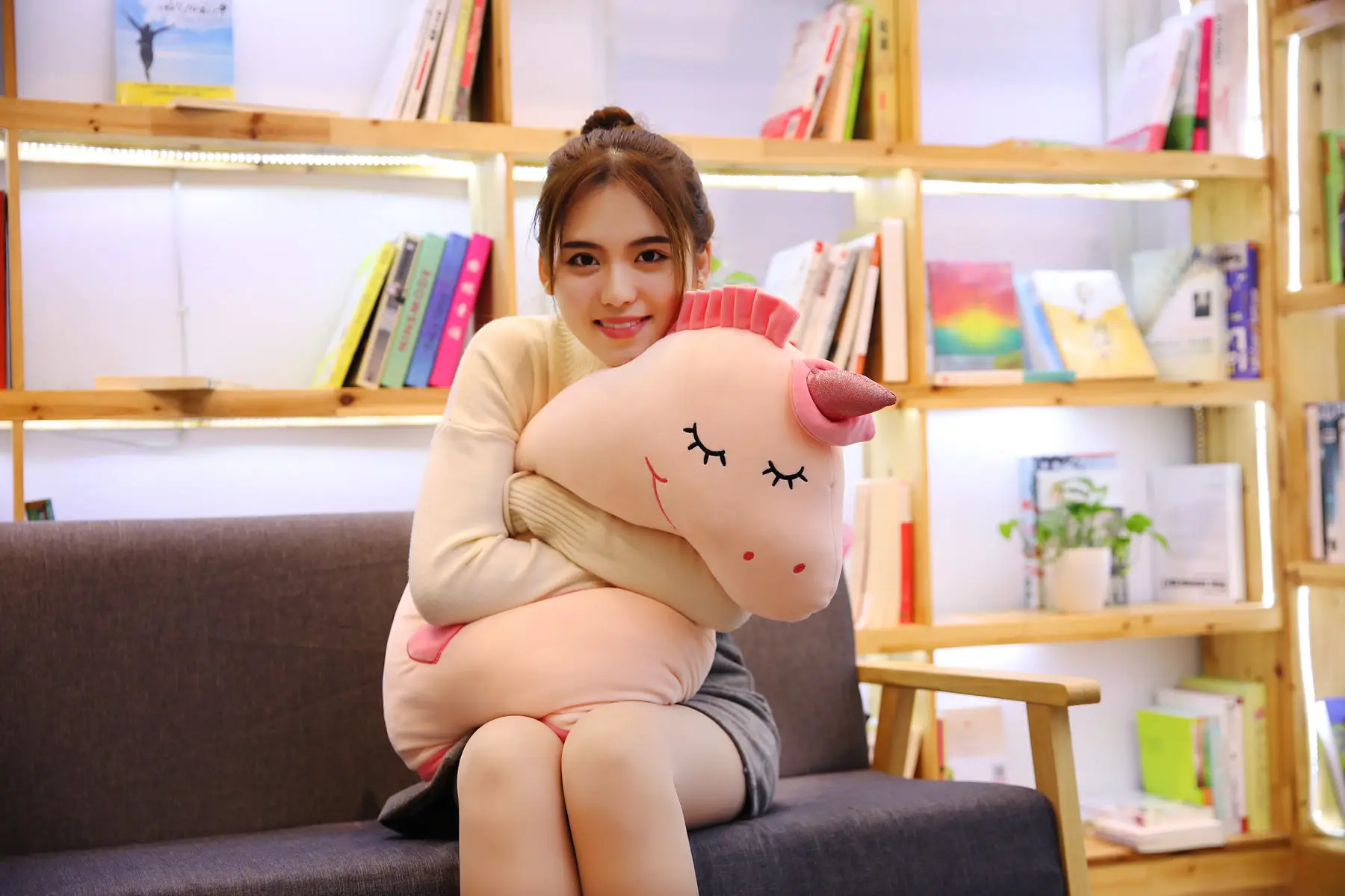 1Pcs 60/80cm Soft Kawaii Unicorn Birthday Party Plush Toy Cute Unicornio Dinosaurio Lovely Stuffed Animal Gift for Kid Baby Doll