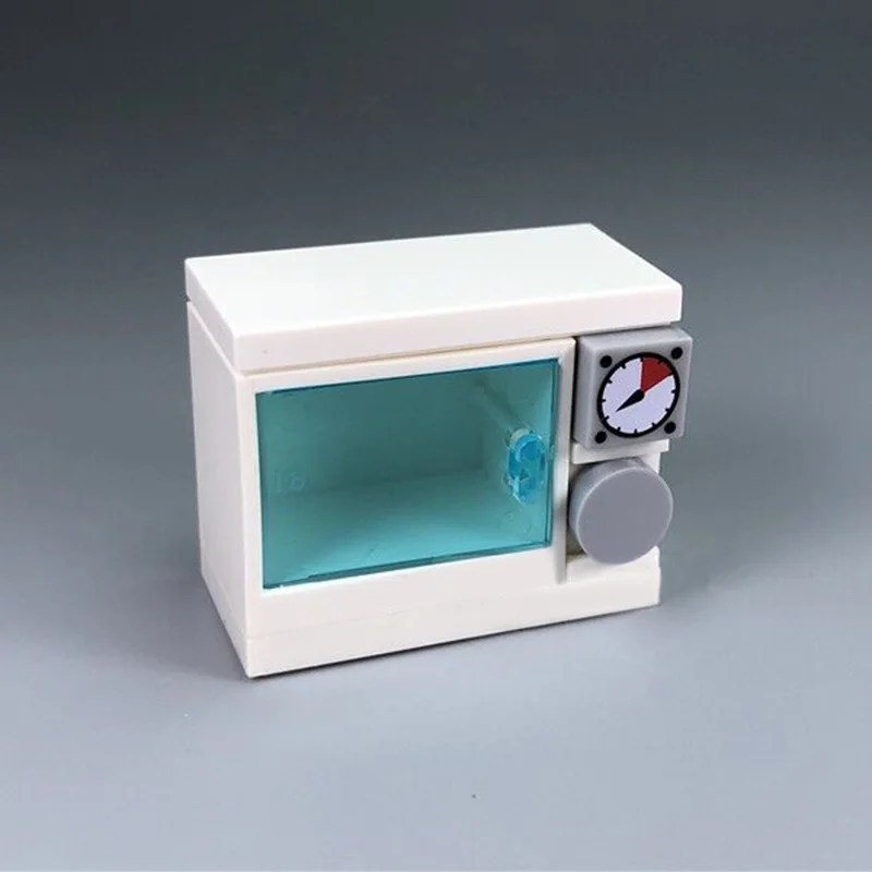 kitchen Baking Tool Appliances Electric Oven Building Blocks Bread Cake Bricks Parts MOC Figures Accessories Kits DIY Toys (5)
