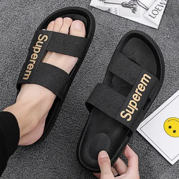 

Slippers Men's Summer Fashion Outdoor Beach Slippers Men's Non-Slip Soft Bottom Sandals