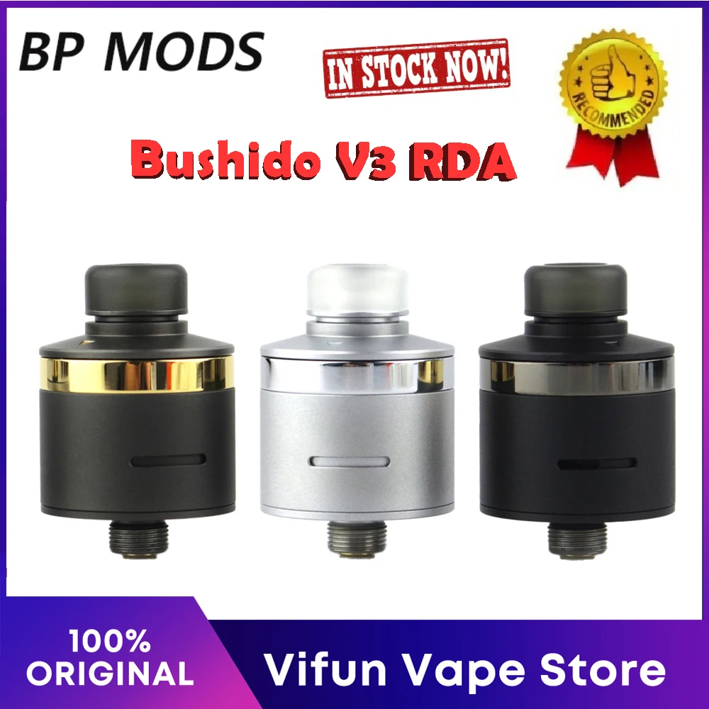 Оригинальный испаритель для электронной сигареты BP MODS Bushido V3 с дрип-типом 510