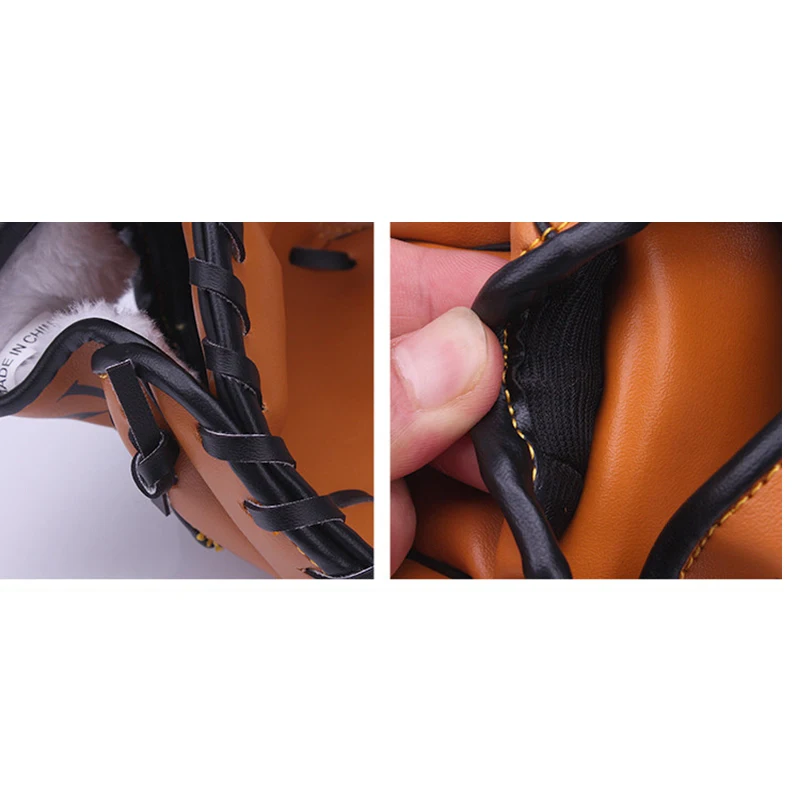 Baseball Glove Outdoor Sports Glove Softball Practice Equipment Size 9.5/10.5/11.5/12.5 Left Hand for Adult Man Woman Training