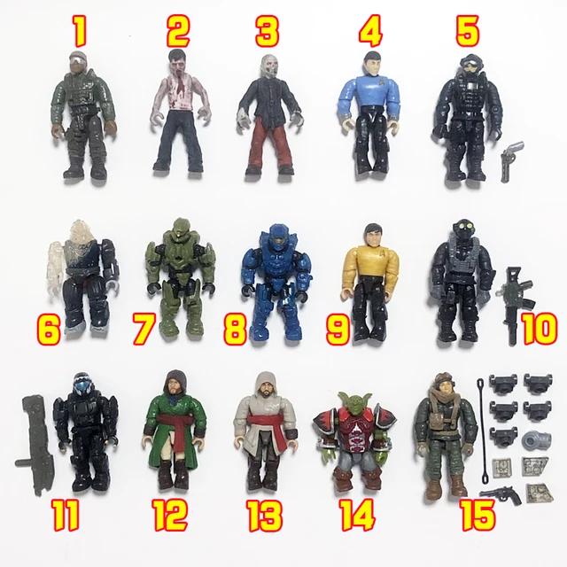 Mega Bloks Construx Halo Call of Duty World of Warcraft Assassin's Creed Star Trek *New Unused* Building Block Construction Toys 1