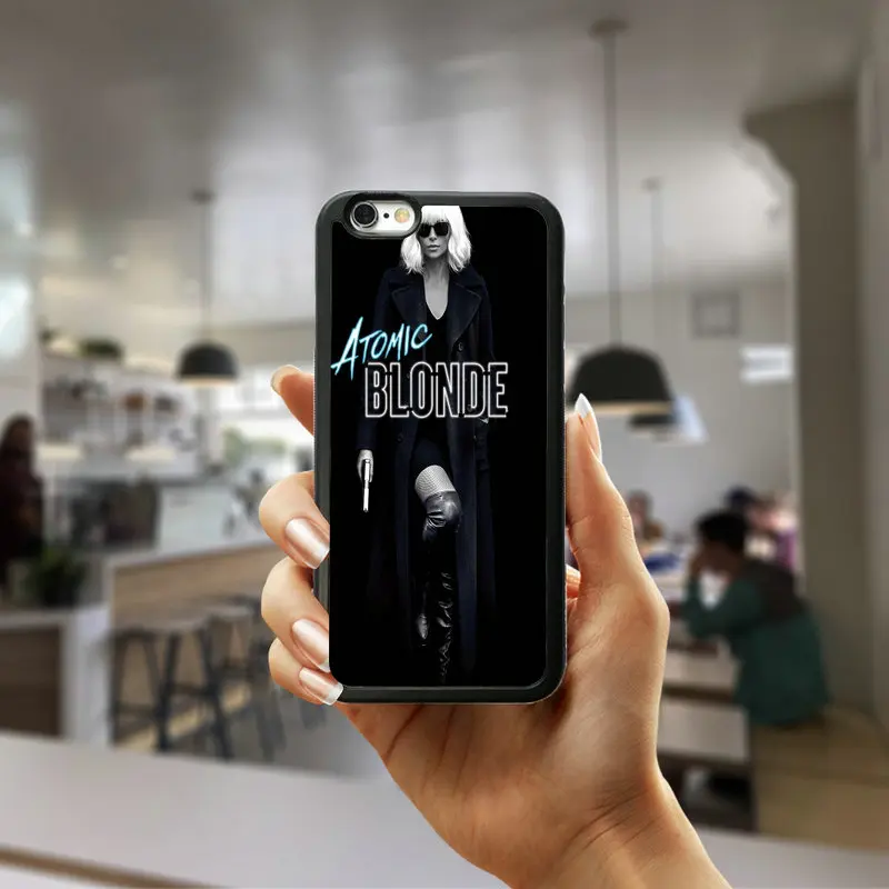 Чехол для ПК жесткий пластиковый чехол для iphone 8 7 6 6S Plus X XR XS Max 5s 5 SE 4 4s Чехлы Atomic Blonde Art