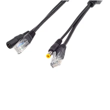 Кабель адаптер PoE разъемы пассивный кабель питания Ethernet PoE адаптер RJ45 инжектор+ сплиттер комплект 5 в 12 в 24 в 48 в