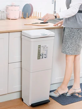 

Sticker Toilet Kitchen Trash Can Bag Dispenser Dust Bin Bathroom Waste Bin Trash Can Garbage Bag Basura Cocina Trashcan BW50LJ