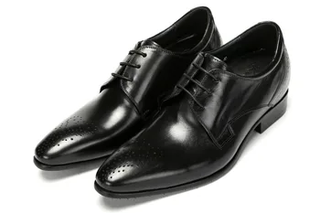 

Men's Leather Shoes Business Men Shoes Formal Wear Work Wear Cow Leather Pointed Toe Comfortable Genuine Leather Quality Leather