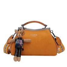 Маленькая сумка через плечо для женщин, модная Высококачественная кожаная сумка через плечо, роскошная дамская сумочка с подвеской