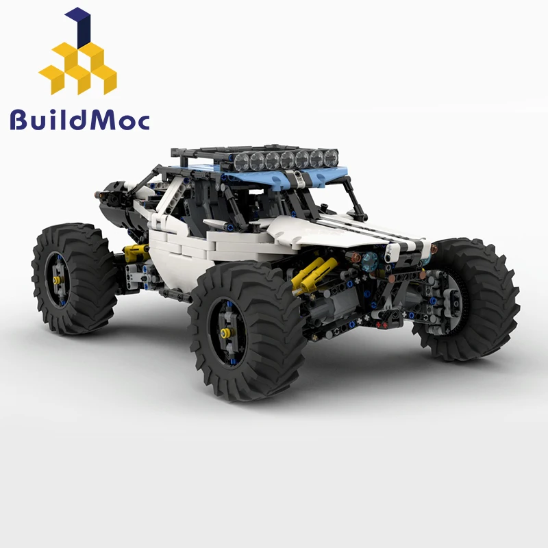 BuildMoc An4WD радиоуправляемое багги для MOC 19517 LeGINGlys Строительные блоки Набор игрушек DIY развивающий детский подарок на день рождения