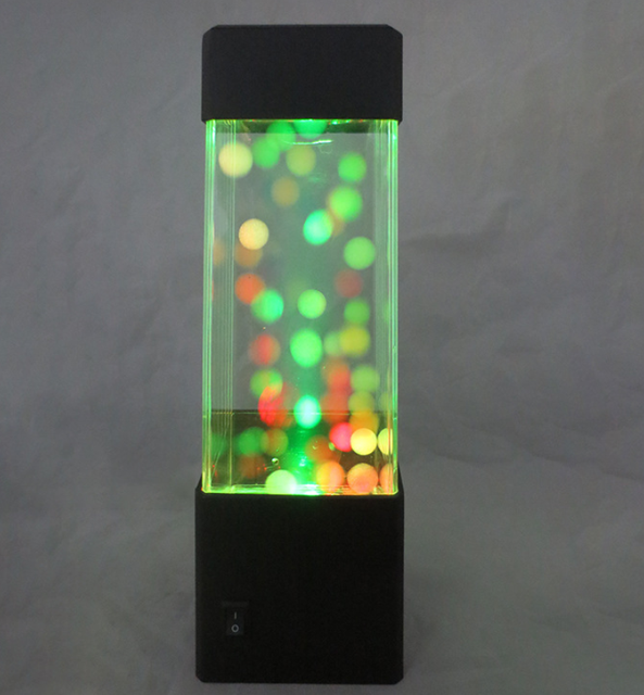 Lamp LED Bedside Night Light Color Changing Jellyfish Tank Aquarium Led Lamp Relaxing Mood Lights Lava Lamp Kids Gifts