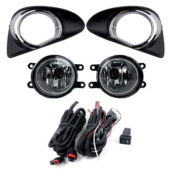 

H11 55W Bumper Grille Fog Lamp with Switch Assembly /1 Set Fit for 2012 - 2014 Toyota Yaris 3/5Dr Hatchback /2012-2014 Vitz