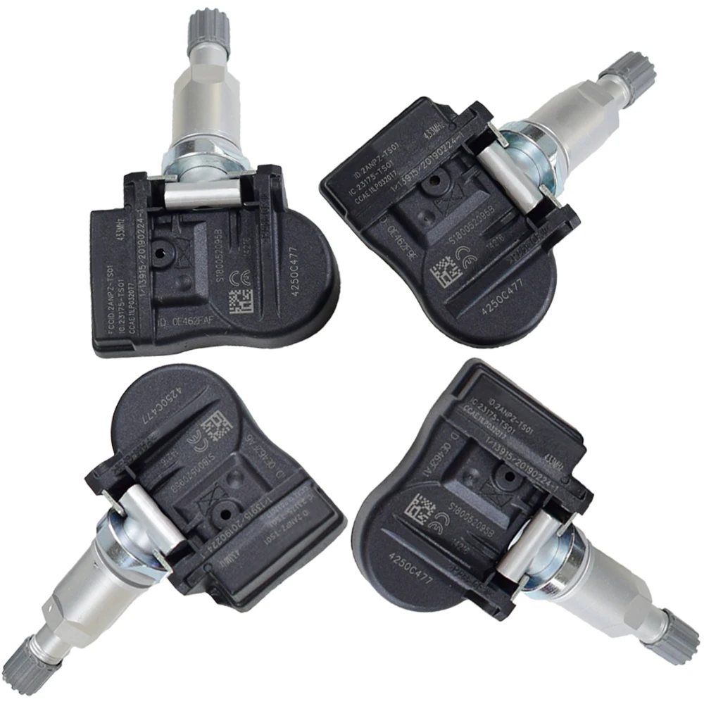 4Pcs 4250C477 For Peugeot 4008 Mitsubishi L200 Lancer i-MiEV Car Tire Pressure Monitoring Sensor 433Mhz Car TPMS Sensor