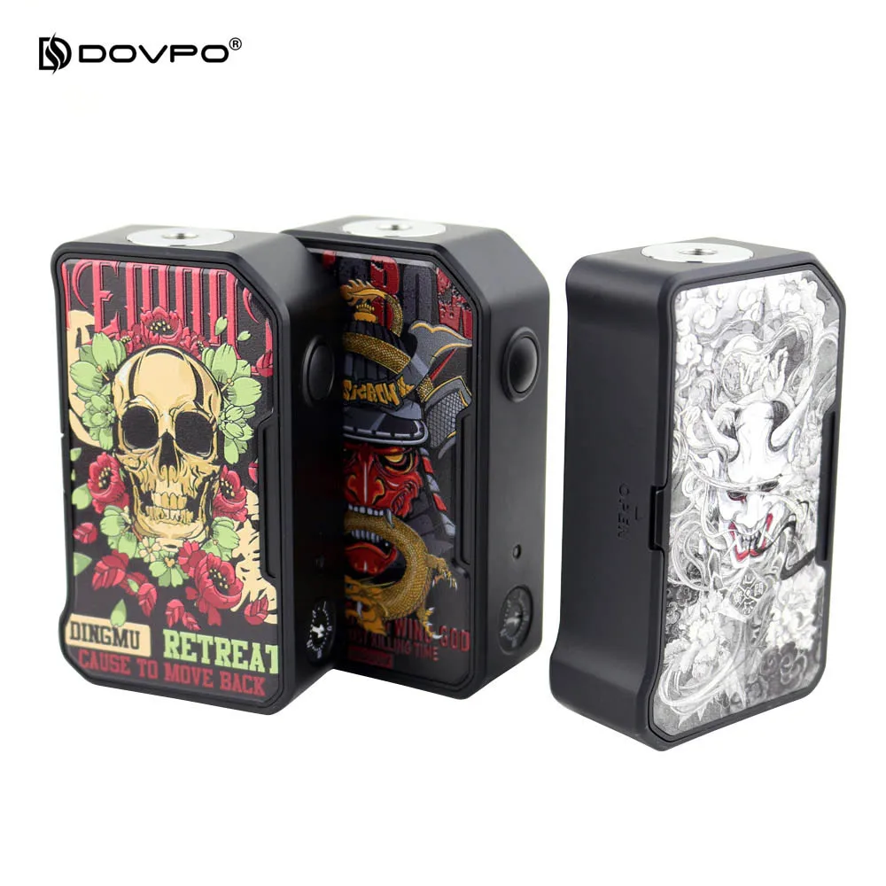 280 Вт DOVPO MVV II мод Vape Питание от двойной батареи 18650 большая кнопка огня для 510 Распылитель резьбы