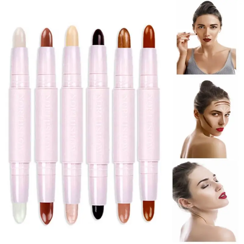 Двухсторонняя осветительная палочка Creme Highlight 3D Face Highlight& Bronzer Makeup Set. w