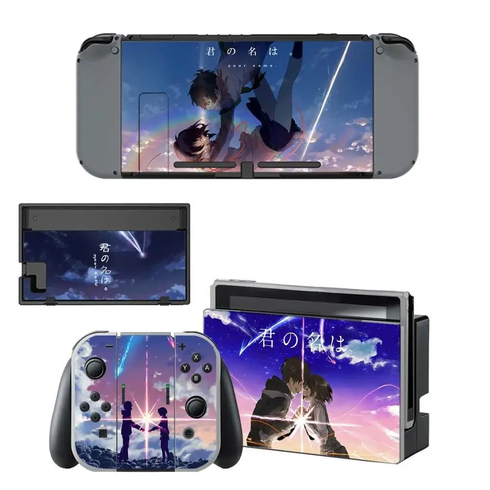 Anime Your Name Nintendoswitch Skin Nintend Switch Sticker Decal for Nintendo Switch Console Joy con Controller