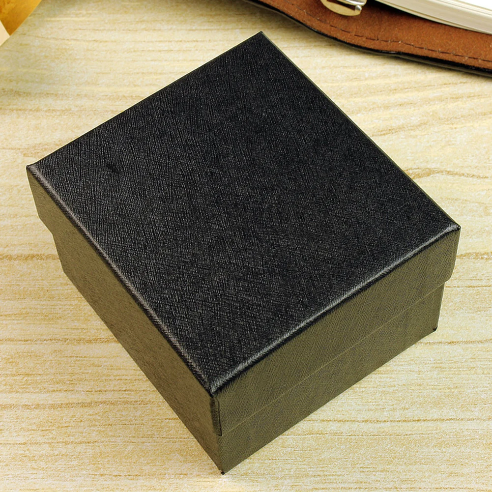 New Square Dustproof Watch Display Box Jewelry Bracelet Gift Storage Case Container with Lid Men Women Wrist Watch Holder