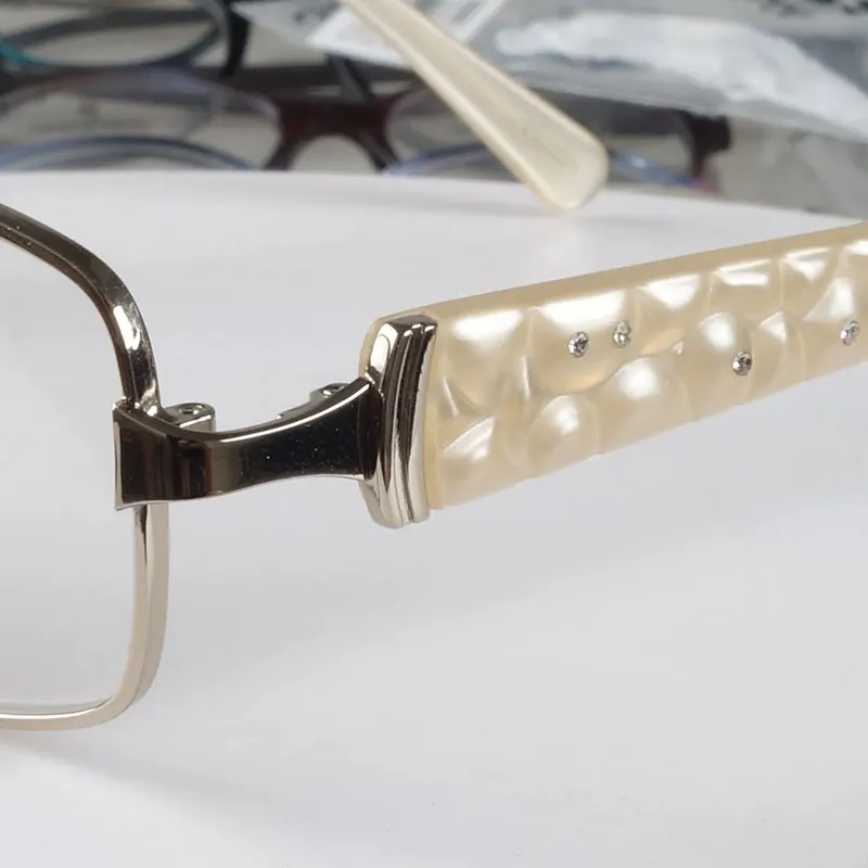 Женские брендовые дизайнерские очки весенние петли с диомонами