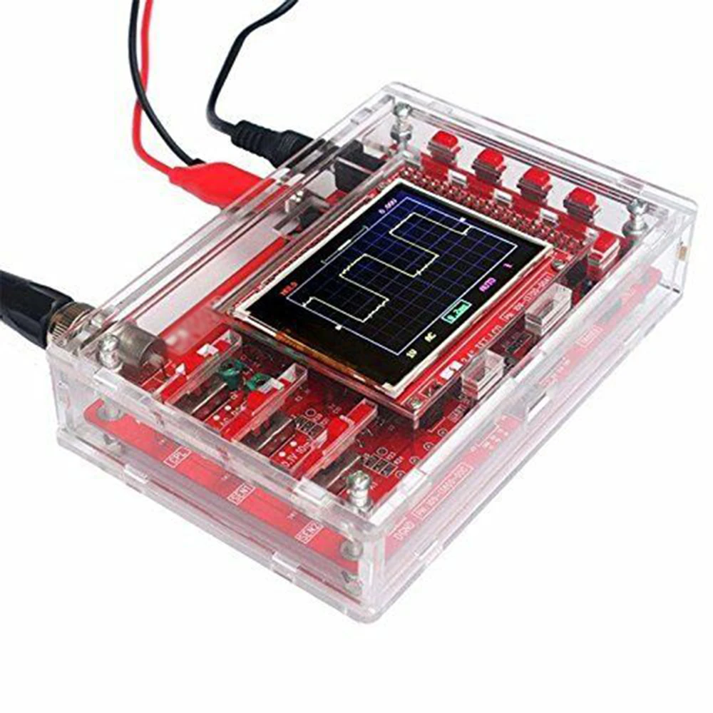 1 шт. чехол для цифрового осциллографа DSO138 2 4 \ &quotTFT акриловый DIY Набор SMD|Детали