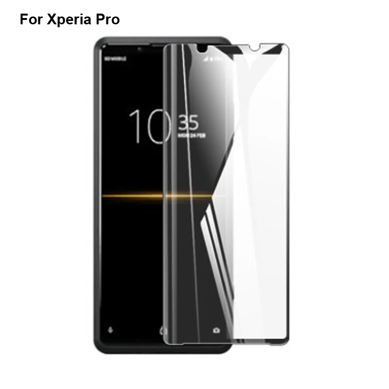 

2 предмета в комплекте, для Sony Xperia Pro Ультра-тонкая защитная пленка для экрана из закаленного стекла для Sony XperiaPro экран защитная пленка из закаленного стекла