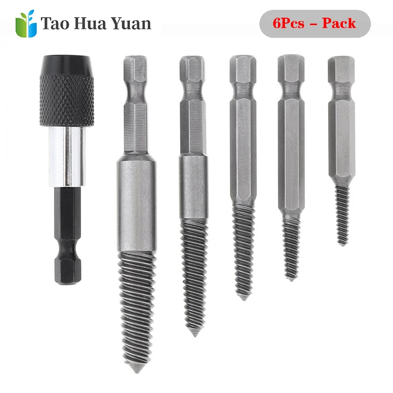 6pcs_lot_Bolt_Remover_Screw_Extractor_HSS_Screw_Remover_Drill_Bits_with_Hex_Shank_and_Spanner (3)
