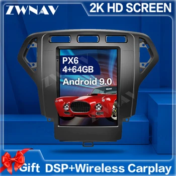 

Tesla Style Android 9 screen Car Multimedia Player For Ford Mondeo 2007-2010 GPS Navigation Audio Radio stereo car din head unit