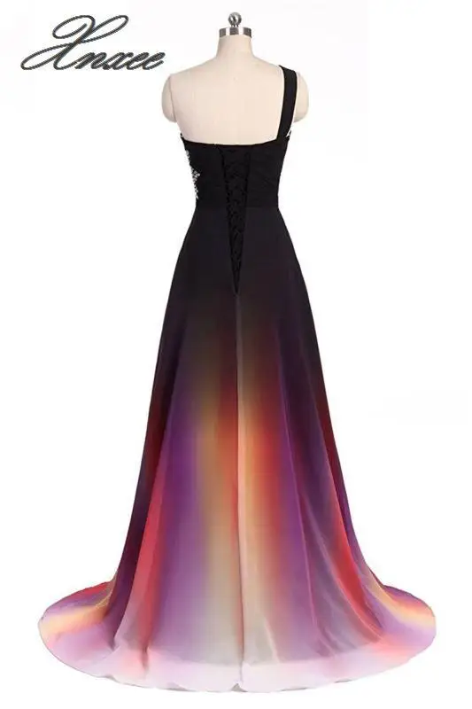 Xnxee стильное тонкое цветное вечернее платье vestido de novia