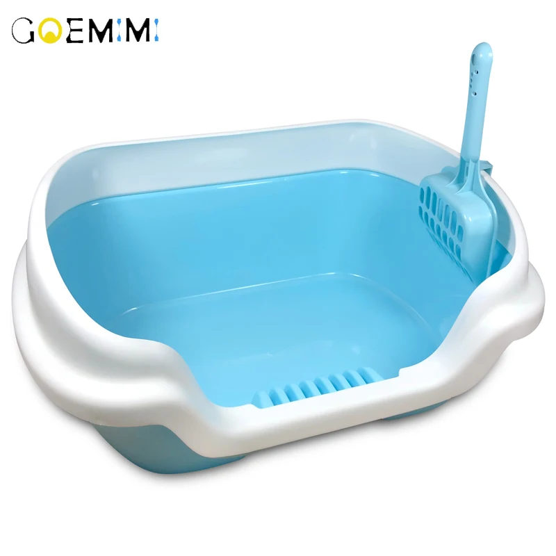 Pet Cat Toilet Semi-enclosed high fence detachable cat litter box cat toilet cleaning cat litter box training Toilet For Cats Pet Cat Toilet Semi-enclosed high fence detachable cat litter box cat toilet cleaning cat litter box training Toilet For Cats