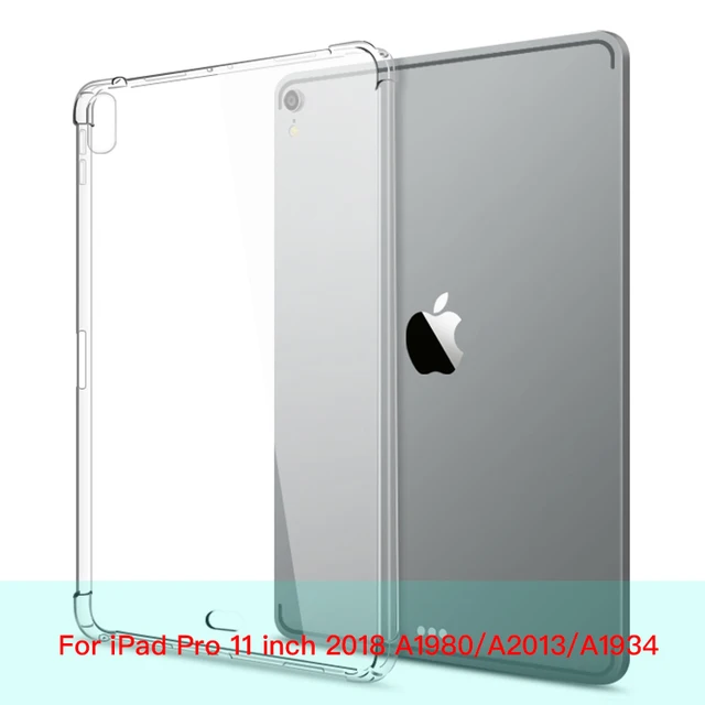 For New iPad 7 8 9 10.2 9.7 2021 5 6 Air 10.9 2 3 4 Case TPU Silicon Transparent Cover For iPad Pro 10.5 '' 11'' Mini 2 3 4 5 6 iPad Pro 11 2018
