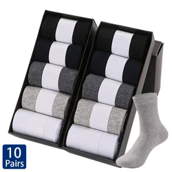 ZARE Men's Cotton Socks New Style Black Business Men Socks Soft Breathable Summer Winter for Male Plus Size A1 C40