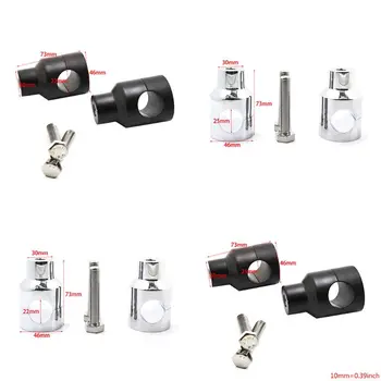 

Universal Black Chrome Motorcycle HandleBar Risers 7/8'' 22mm or 1" 25mm for Honda Suzuki Yamaha Kawasaki harley