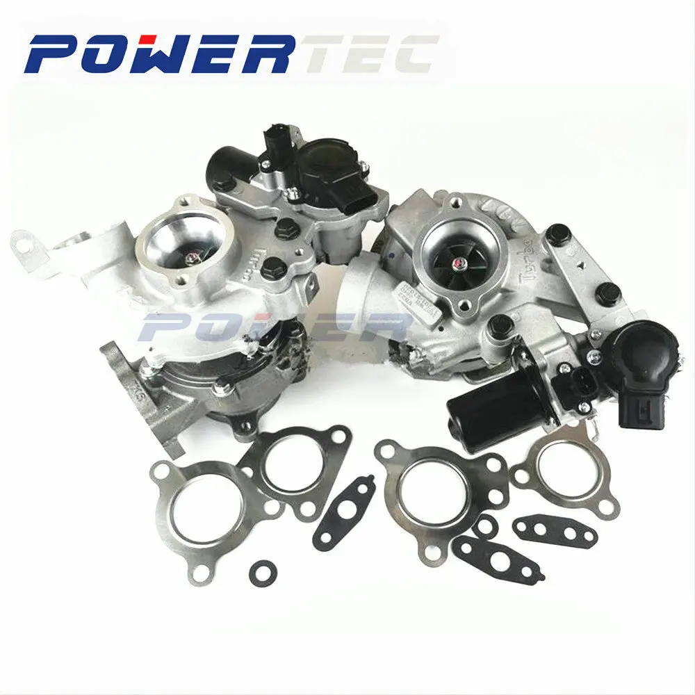 Полный Турбокомпрессор VB36 VB22 VB37 VB23 17201 51020 51021 для Toyota Landcruiser V8 D 195квт 261HP 1VD FTV VDJ76 VDJ78