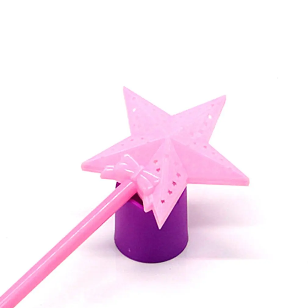 Светящаяся пятиконечная звезда волшебная палочка красочная вспышка полый стержень проекционная палочка для концерта детские игрушки