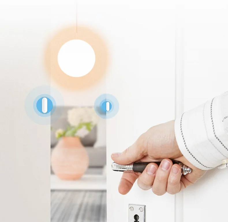 Tuya Smart WiFi Door Sensor Door Open / Closed Detectors Compatible With Alexa Google Home IFTTT Smart Life