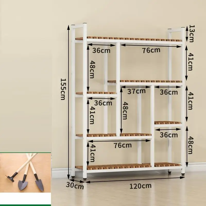 Estanteria Жардин Estante Para Plantas садовые полки для лестницы Dekoration балкон Цветочная стойка Stojak Na Kwiaty полка для растений - Цвет: Version M
