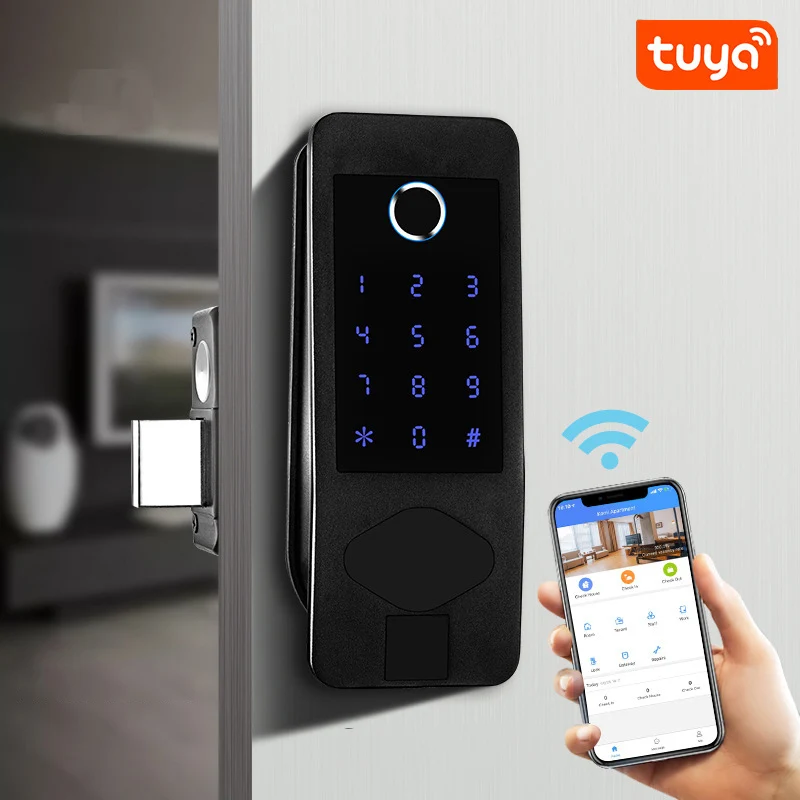 Electric Door Lock Access Control WiFi Module Remote Unlock for Smart Home 