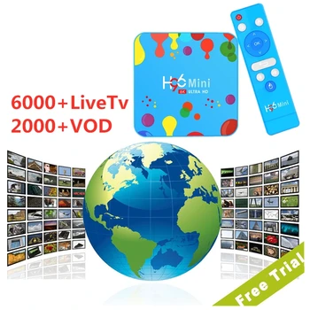 

IPTV Europe Arabic H96 mini H6 Dutch French Espana Italian Polish Greek Local Code Channels H96Mini H6 Tv Box