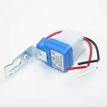 

Automatic Street Light Sensor Photo Cell Switch On/Off DC AC 220V 50-60Hz 10A