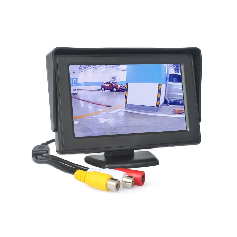 DIYKIT проводной 4," Автомобильный монитор, водонепроницаемая камера заднего вида, Система помощи при парковке для грузовиков, фургонов, автобусов, дома на колесах