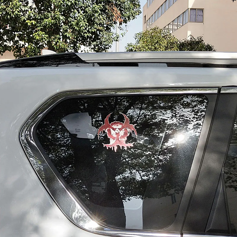 YJZT 11 см * белый кровянистый BIOHAZARD V2 кровяная личность Автомобильная наклейка