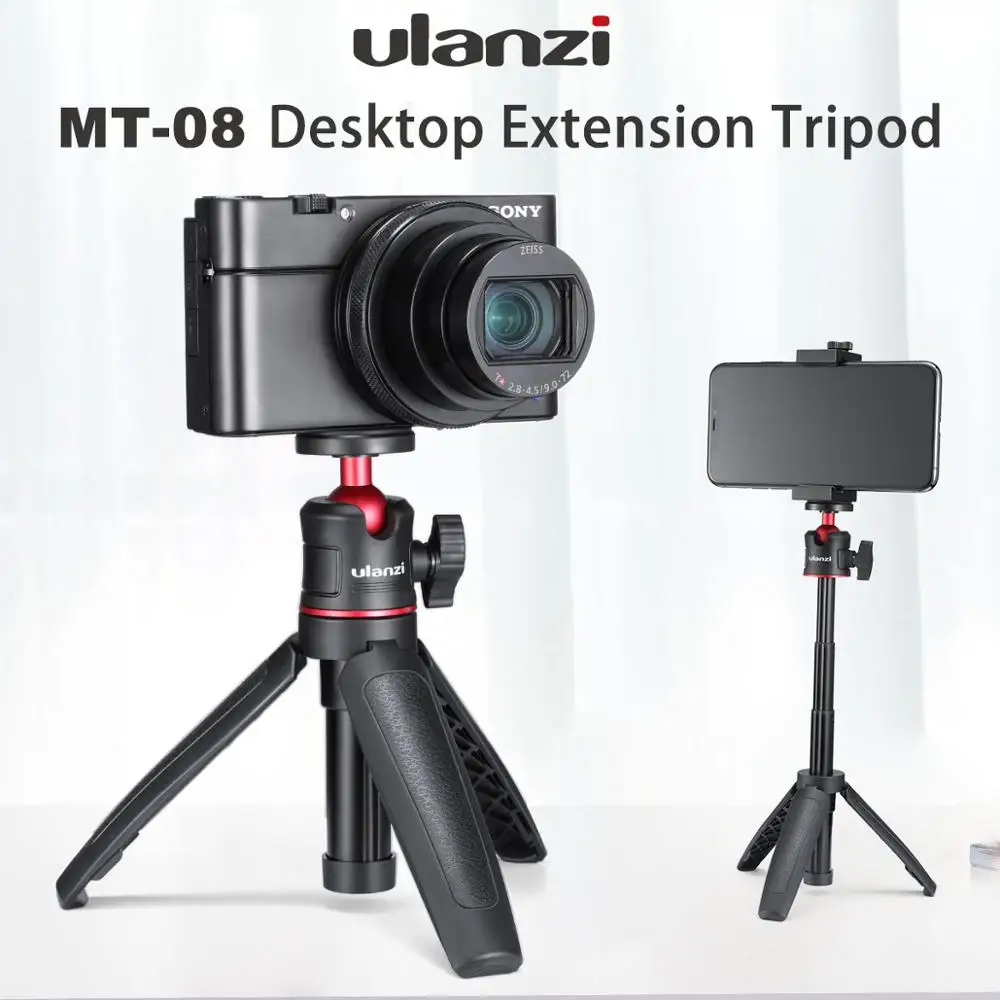 ULANZI MT-08 удлинитель Vlog штатив с ручкой для iPhone 11 Pro Max samsung OnePlus Canon G7X Mark III sony Vlogging |